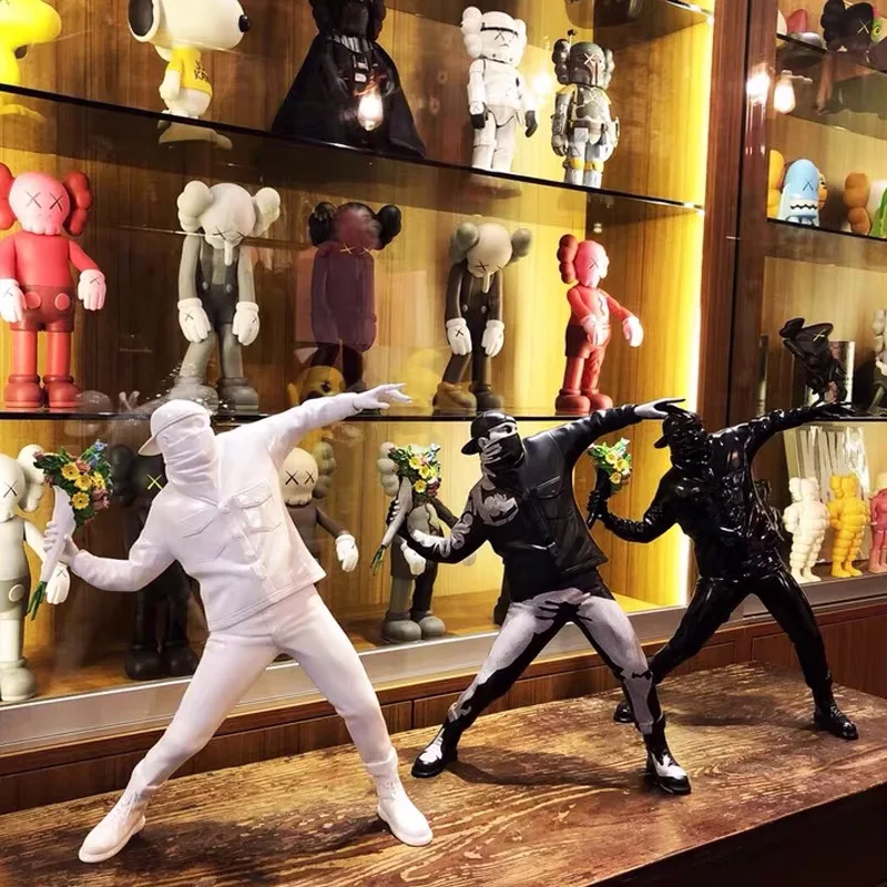 Фигурка бомбардировщика Banksy из смолы английская уличная Художественная