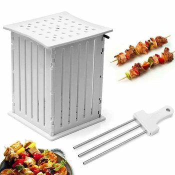 

36 Holes Meat Skewer Barbecue Kebab Maker Bbq Grill Skewer Machine
