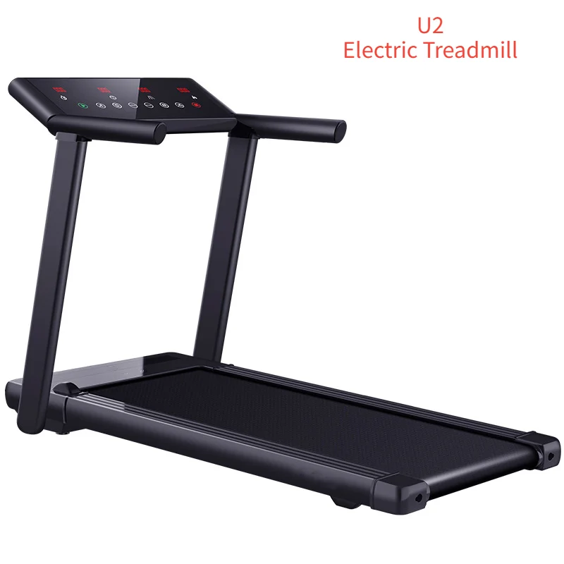 

U2 Electric Treadmill Mute Foldable Walking Machine Led Display Folding Running Machine Shock Absorption Household 220V