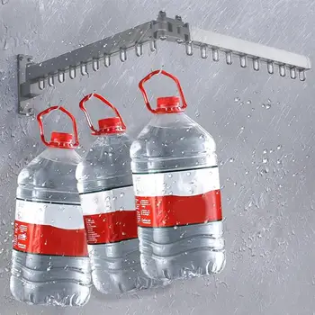 

Clothing Hanger Wall Hanging Balcony Retractable High-quality Foldable Towel Clothes Drying Rack Household Tool