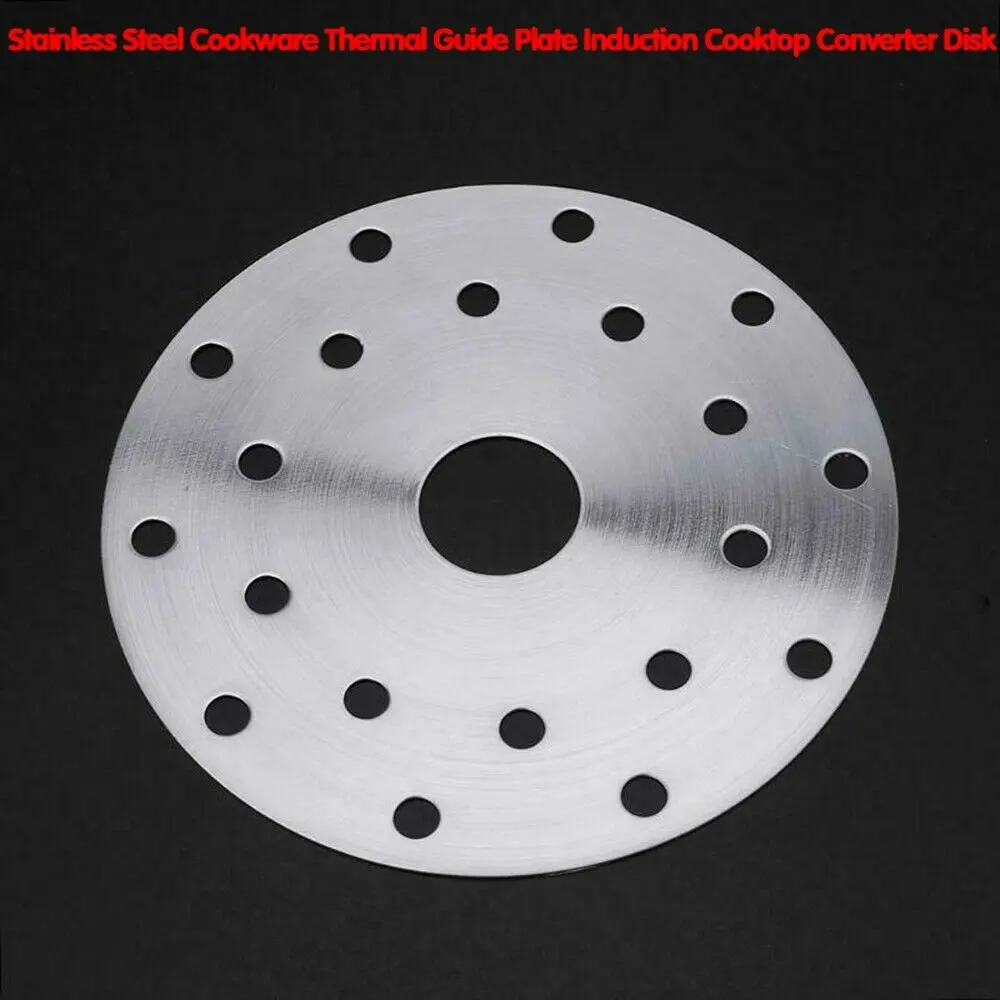 Stainless Steel Cookware Thermal Guide Plate Induction Cooktop Converter Disk Firm structure Durable Convenient HG14117