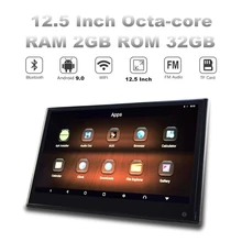12.5" HD Android 9.0 RAM 2GB ROM 32GB 1.5GHz WIFI HDMI compatible Mirror Link FM Headrest Rear Seat Monitor 1 piece