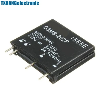 

5pcs G3MB-202P DC-AC PCB SSR In 5V DC Out 240V AC 2A Solid State Relay Module diy electronics