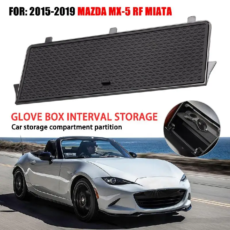 

For Mazda MX-5 RF MIATA 2019 Car Center Console Organizer Glove Box Organizers ABS Plastic Glove Box Car Accessories