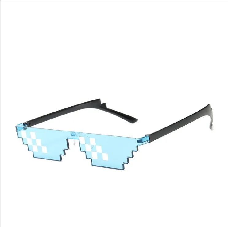 Mosaic Sensation Star Love пиксельные очки маскарадные костюмы аксессуары очки Boss Thug Life взрослые детские солнцезащитные очки