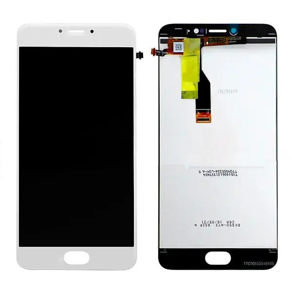 Дисплей для Meizu M3 Note (L681H загнутый шлейф) в сборе с тачскрином Белый | Мобильные
