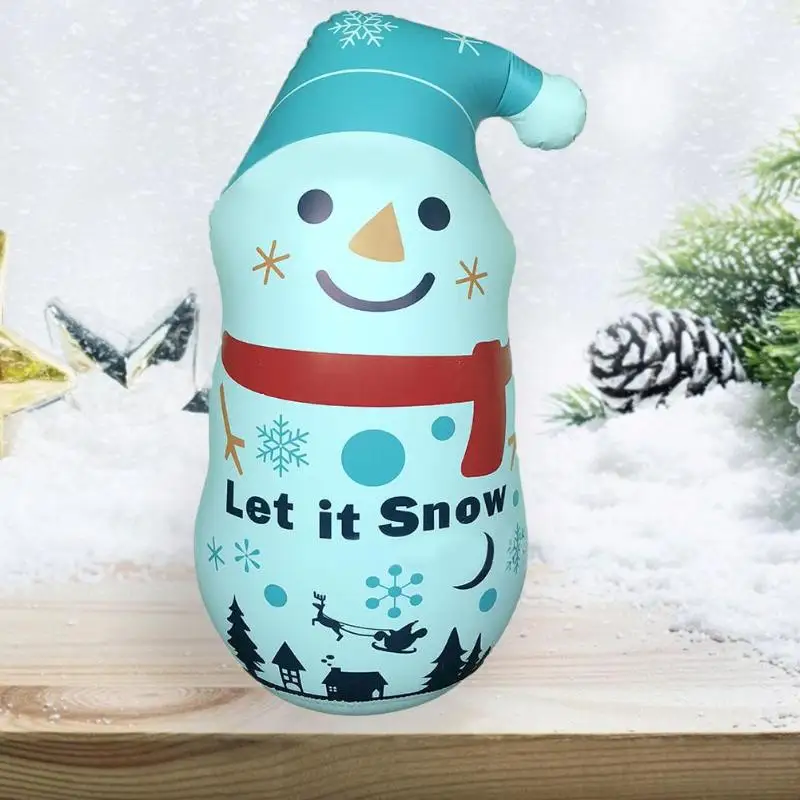 Забавный Снеговик надувные игрушки неваляшки ПВХ фестиваль обучение подарок для детей Рождественская вечеринка декоративные аксессуары