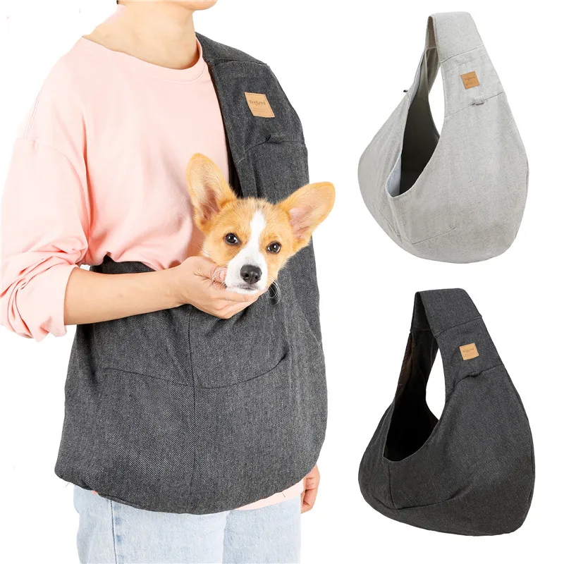 Zaino per il trasporto del cane borsa a tracolla per animali domestici  portatile per cani di piccola taglia o gatti borsa per abbraccio per cani  di sicurezza funzionale trasportino per cuccioli da viaggio all'aperto -  AliExpress