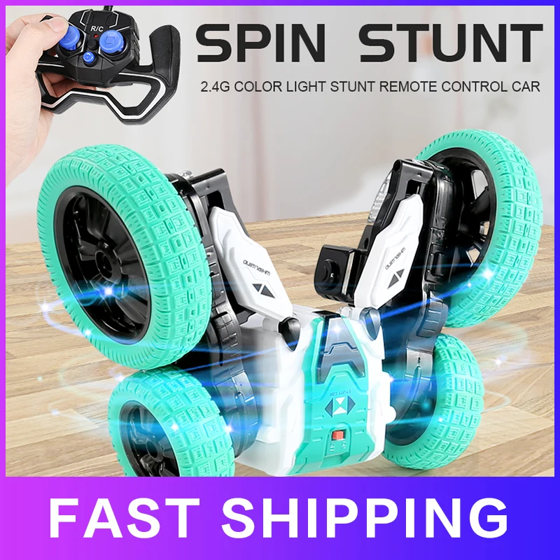 BEYONDSKY Spinning Stunt RC Car 360 Degree Flip 2.4G Drift Deformation Buggy Rock Crawler Roll Cars Gift for Kids Toys | Игрушки и хобби