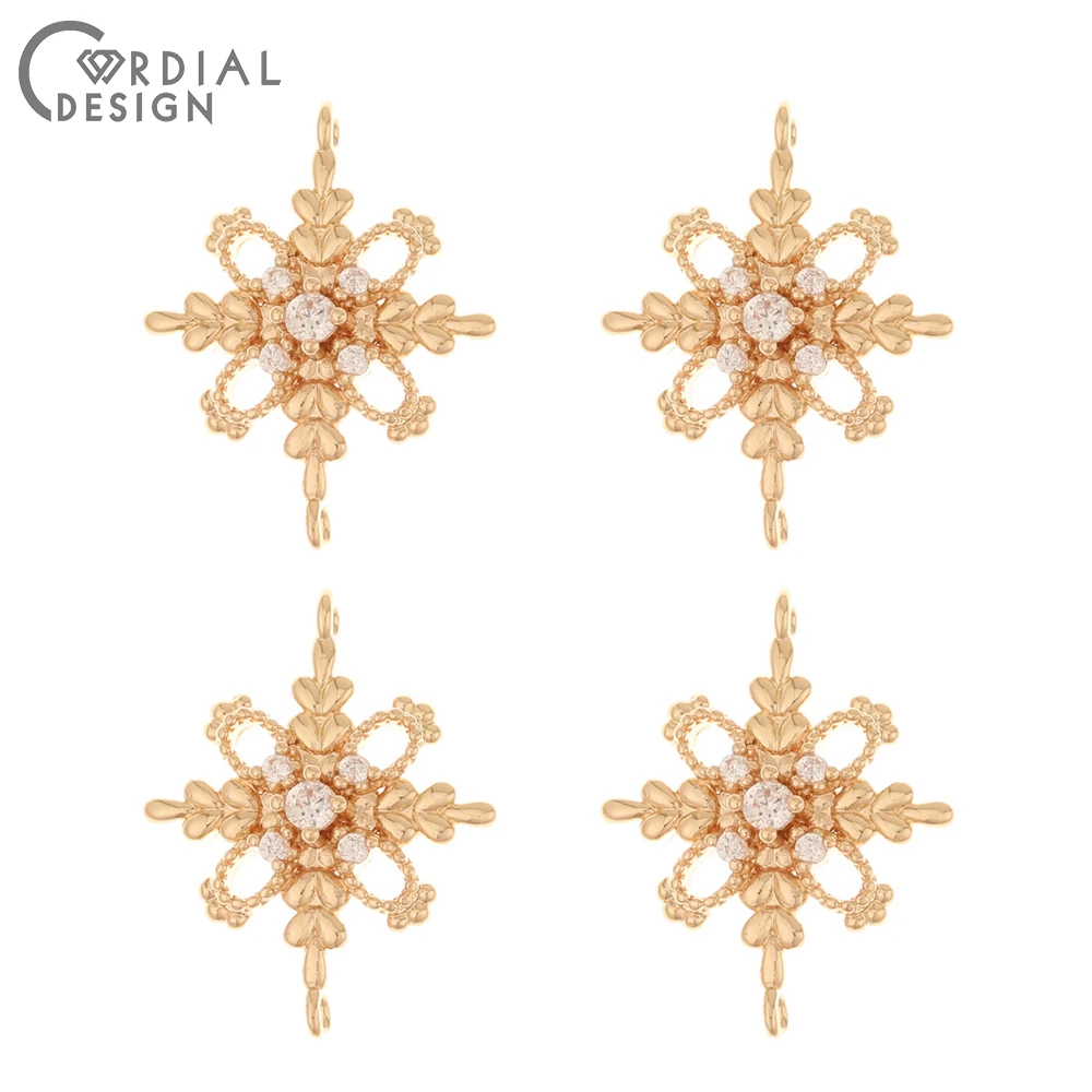 Cordial Design 50Pcs 18*23MM DIY Making/Connector/Jewelry Accessories/Hand Made/Rhodium/CZ Charms/Jewelry Findings & Components 5 Cordial Design 50Pcs 18*23MM DIY Making/Connector/Jewelry Accessories/Hand Made/Rhodium/CZ Charms/Jewelry Findings & Components - cordial