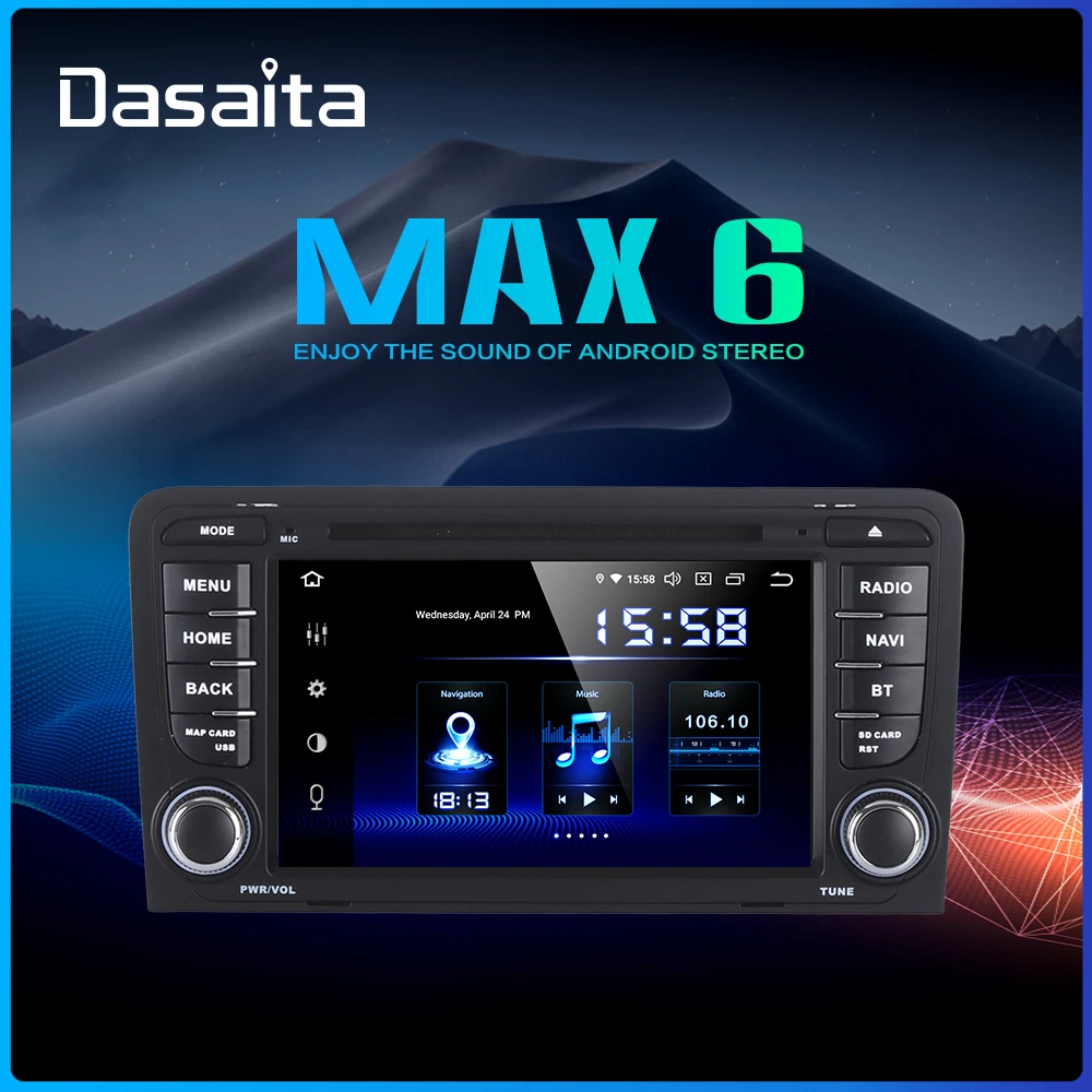 Sale Dasaita TDA7850 2Din 7" Android 9.0 Car DVD player for Audi A3 S3 Radio 2003 2004 2005 2006 2007 2008 2009 2011 2013 GPS 64G ROM 0 Sale Dasaita TDA7850 2Din 7" Android 9.0 Car DVD player for Audi A3 S3 Radio 2003 2004 2005 2006 2007 2008 2009 2011 2013 GPS 64G ROM 0