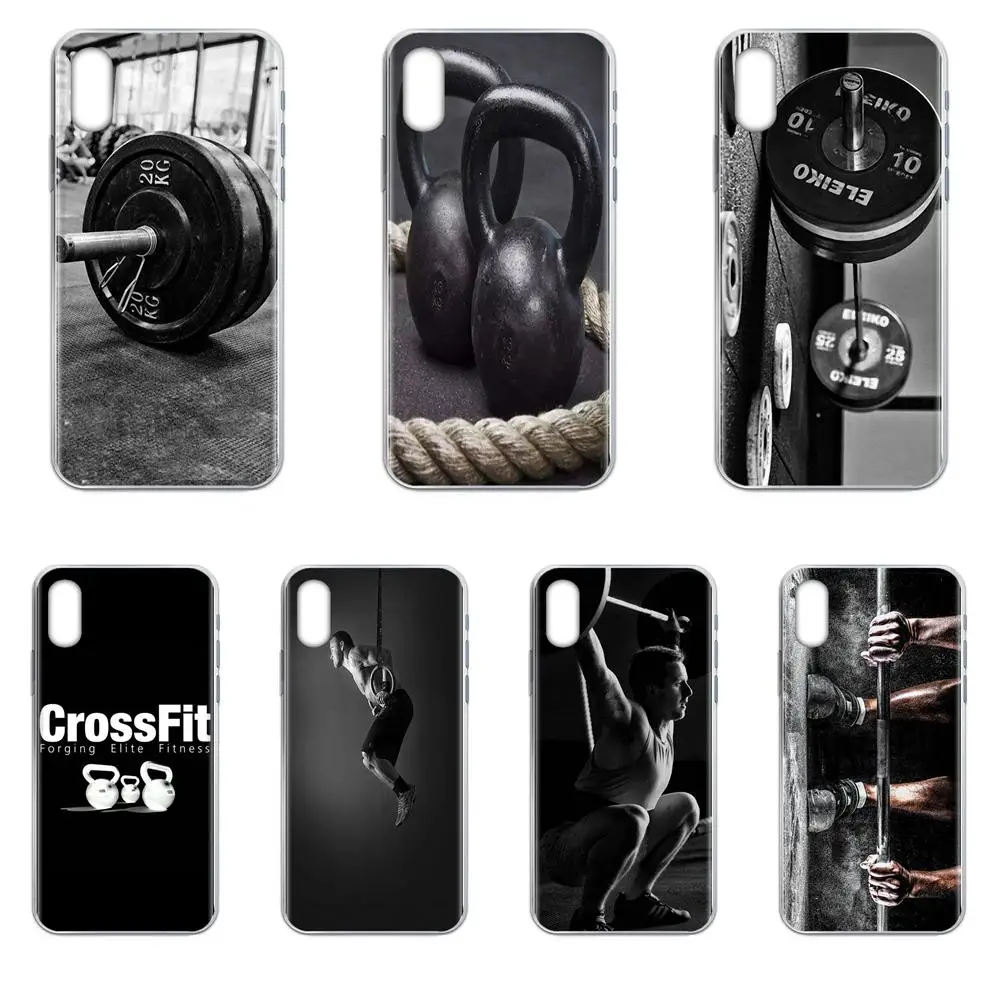 Для Xiaomi Mi3 Mi4 Mi4C Mi4i Mi5 Mi 5S 5X 6 6X 8 SE Pro Lite A1 Max Mix 2 Note 3 4 TPU Новое поступление логотип Crossfit