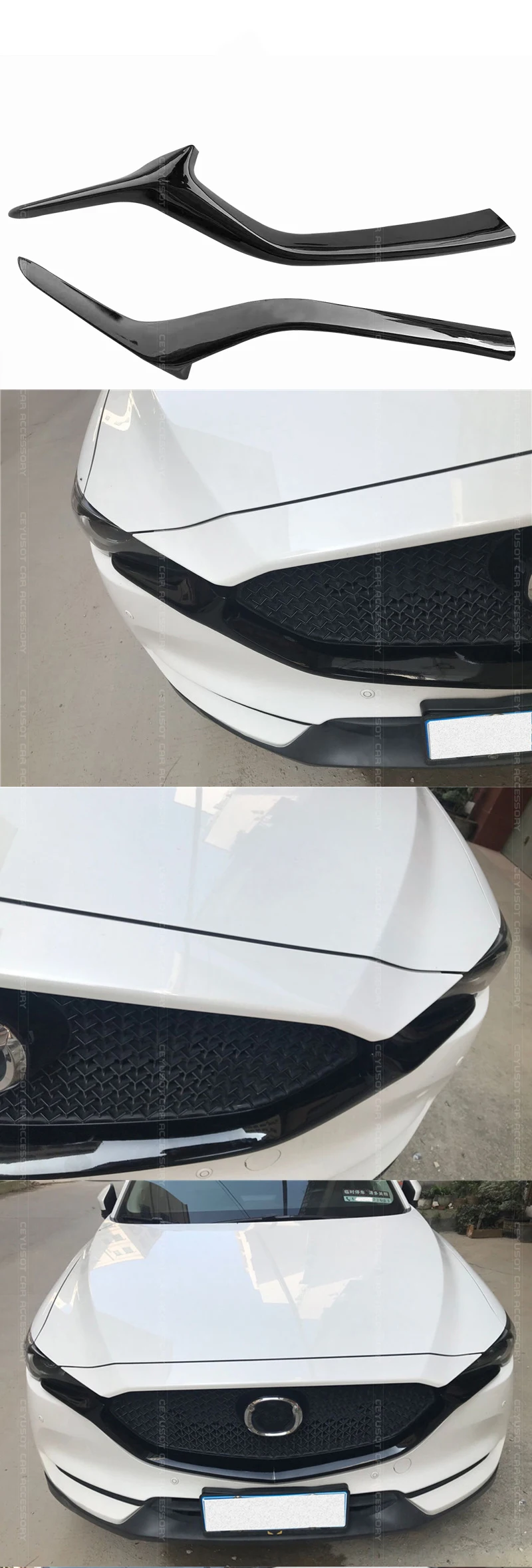 CX-5 Refit, pára-choques dianteiro, Full Star Racing Grills Cover, CX8 2017-2020