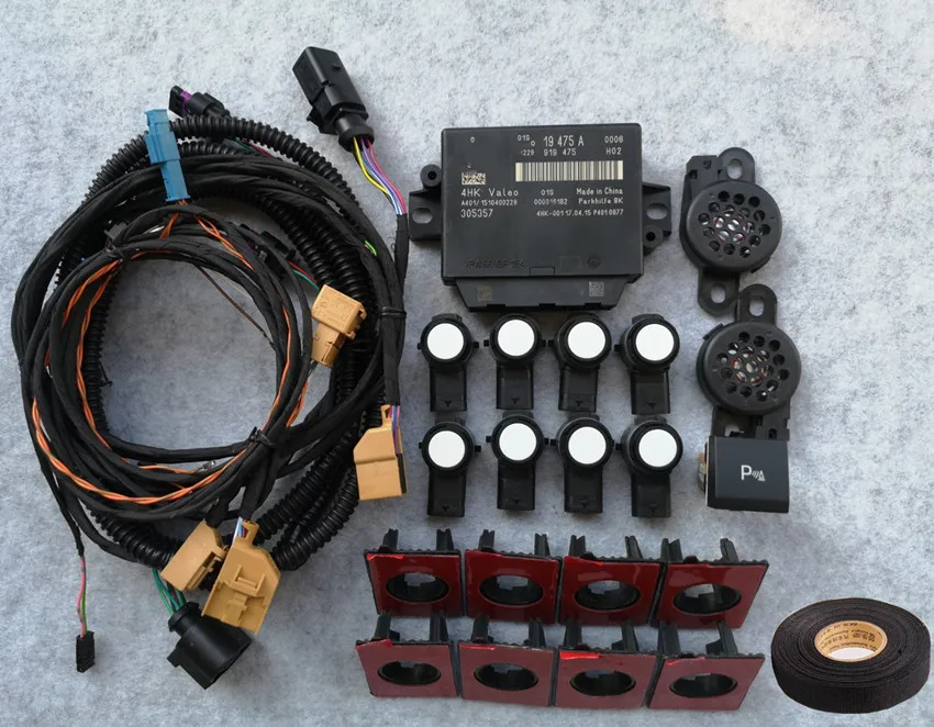 Передний и задний 8K OPS парковочный датчик системы комплект 8K PDC OPS комплект для SKODA YETI