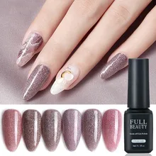 Гель для ногтей 6 мл голографический Блестящий Гель-лак для ногтей смешанный Кристальный УФ-гель лазер блестки Гель-лак замачиваемый УФ-лак для ногтей