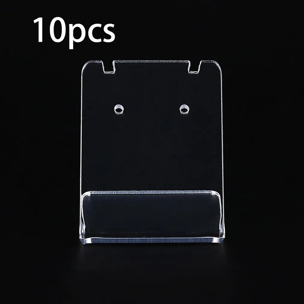 

Clear Plastic Earrings Showcase Display Bar Stand Holder Organizer Jewelry Hanger Display Rack Kit