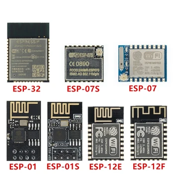 

1pcs ESP8266 ESP-01 ESP-01S ESP-07 ESP-07S ESP-12 ESP-12E ESP-12F ESP-32 serial WIFI wireless module wireless transceiver 2.4G