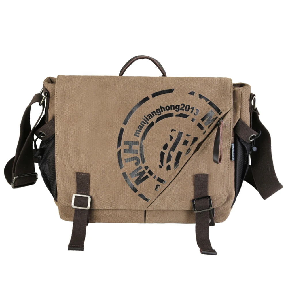 England Style Classic Men's Messenger Bag High Quality Large Capacity Canvas Cross Body Man Boy Students School Bags |
