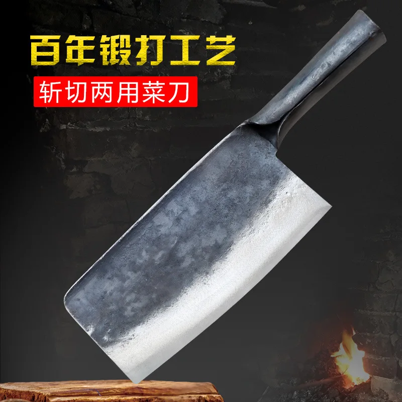 

Master Forged Cleaver Knife Cast Iron 8 Inch Sharp Blade Chopping Slicing Cooking Knife Handmade Kitchen Knives Chef Cleaver