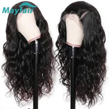 

Lace Front Human Hair Wigs Body Wave Pre Plucked Hairline 8-26Inch Mayfair Remy Brazilian Hair Wigs 13x4 Lace Frontal Wigs 150%