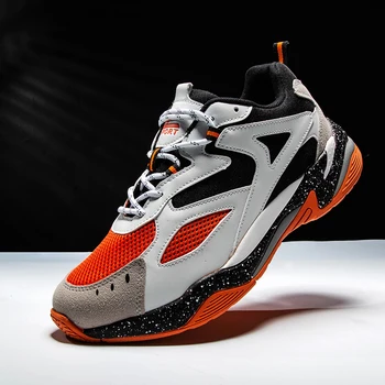 

2020 New Arrivals High Quality brand big size 46 spring runing breathable luxe cuir mens thick sole shoes casual hot sale summer