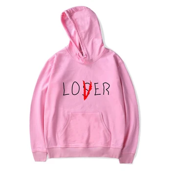 

Lover Loser Printed Hoodie Vintage Vogue Ullzang Mens Hodies Autumn Winter Hoodies Sweatshirt Fleece Street Hoodys for Women Men