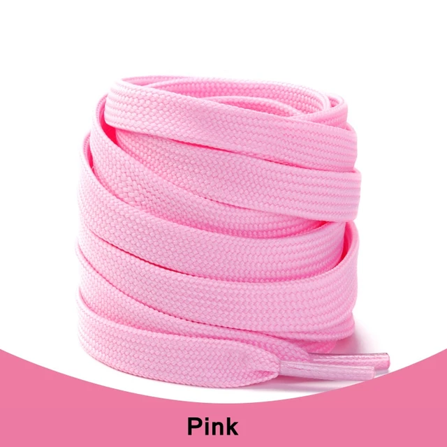 1Pair Sneakers Shoelaces Shoes Accessories Laces for Shoes Unisex Flat Shoe Laces Shoe Strings Shoelaces  Af1 Pink