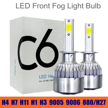 

COB LED Fog Light Bulb 6000K H7 9005 9006 H11 12V 880 881 H3 H1 9012 Automotivo Headlamp H8 H9 H27 Lamp