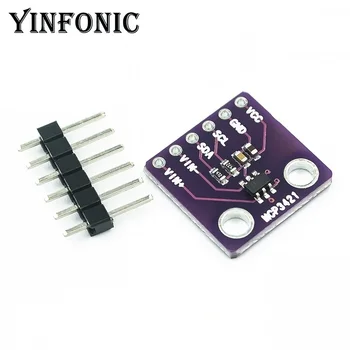 

MCP3421 I2C SOT23-6 delta-sigma ADC Evaluation Module Board For PICkit Serial Analyzer Module