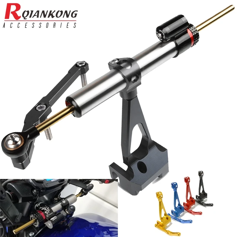 Cnc Aluminum Motorcycle Adjustable Steering Stabilize Damper Mounting