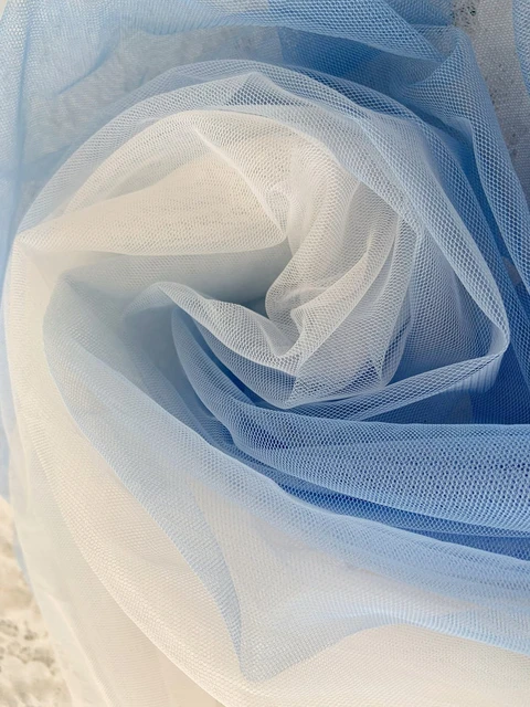 Light Blue Tulle Fabric