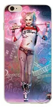 Прозрачный KETAOTAO Commando Suicide Harley Quinn чехол для телефона s для samsung S3 4 5 6 7 8 9 PLUS Note 3 4 5 7 8 чехол Мягкий ТПУ резиновый силиконовый - Цвет: Прозрачный