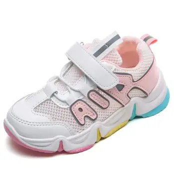 

New Casual Boys Girls Fashion Sneakers Kids Spring Summer Mesh Trainers Children School Sport Shoes Soft Running Shoes