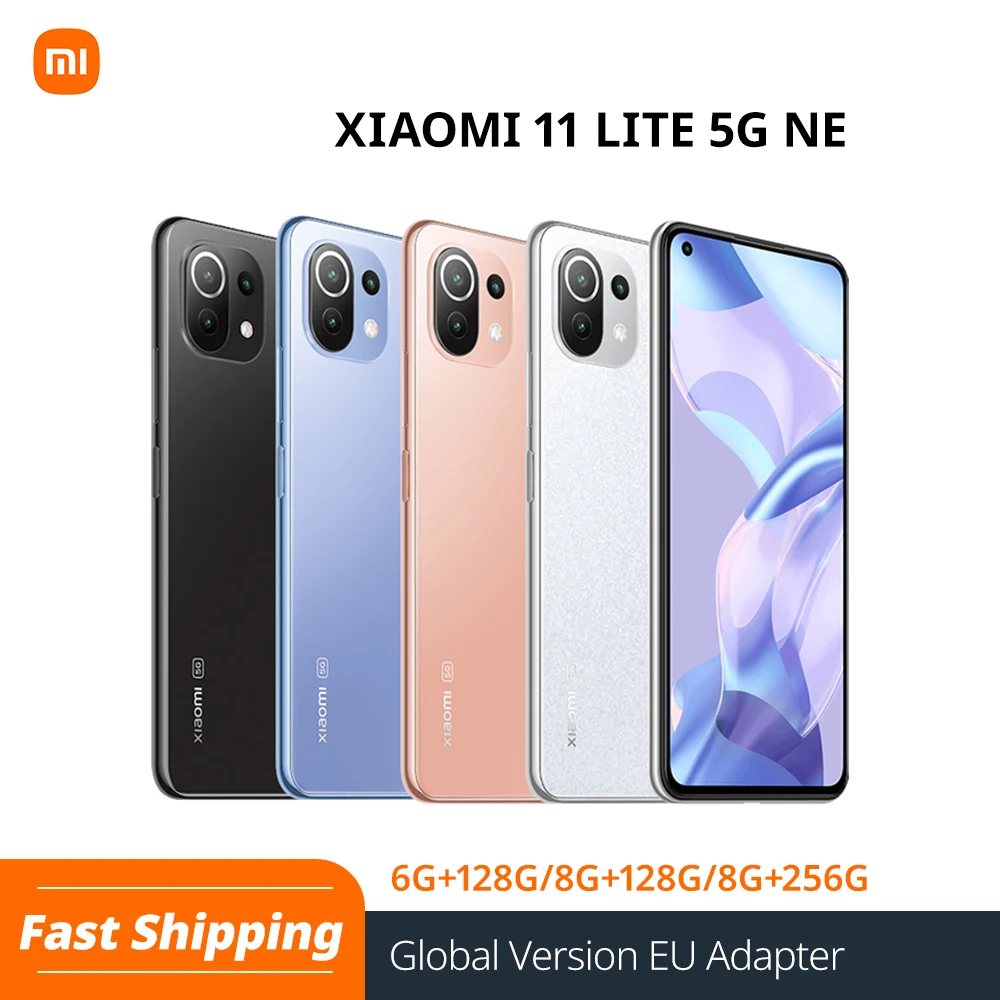 Смартфон Xiaomi 11 Lite телефон 6 ГБ + 128 ГБ/8 256 Snapdragon 778G FHD 90 Гц AMOLED дисплей камера 64 мп |
