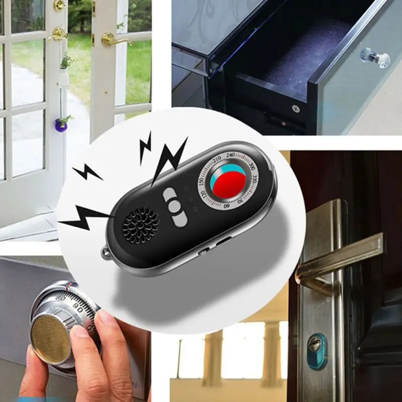 Multifunctional Infrared Detector Anti-Spy Detector Camera Infrared Anti-lost Anti-theft Alarm System Sensing Device 28TE