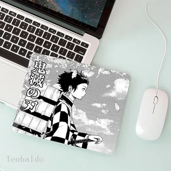 

Popular Anime Demon Slayer Kimetsu No Yaiba small Mouse Pad Computer Table Mat Speed Rubber Non-slip Carpet 200x250mm