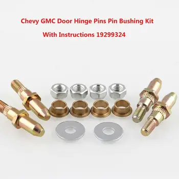 

2pcs Door Hinge Pin Bushing Kits Replacement For Chevy Silverado GMC Sierra 1999-2007 19299324