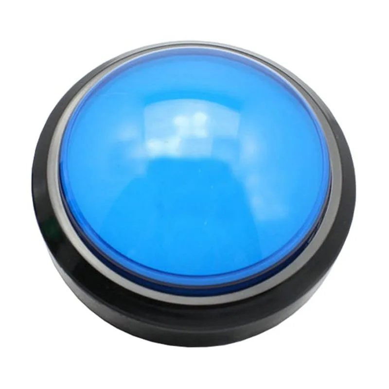 10 Units 100mm LED Illuminated Arcade Push Buttons Description Image.This Product Can Be Found With The Tag Names Arcade game 100mm push button, Big arcade button game, Push button board game, Sport push buttons arcade