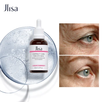 

JIlsa Eye Serum Yeast Caviar Hydrating Hyaluronic Acid Remove Puffiness Dark Circles Anti-Aging Moisturizing Firming Eye Care