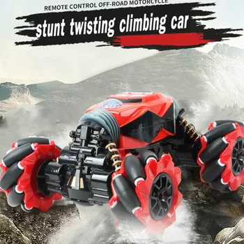 

RC Car 4WD Radio Control Stunt Car Gesture Induction Twisting Off-Road Vehicle Light Music Drift Toy High Speed Climbing RC Car