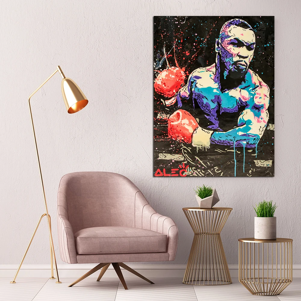 

Alec Monopolyingly Boxing Tyson Canvas Prints Picture Modular Paintings For Living Room Poster On The Wall Home Decor