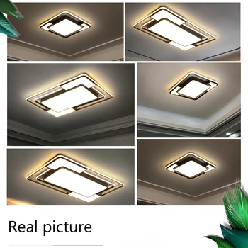

Black Color Modern Led Ceiling Lights for Living Room Lights Bedroom Study Ceiling Light Led Techo Ceiling Lamp Light Fixtures