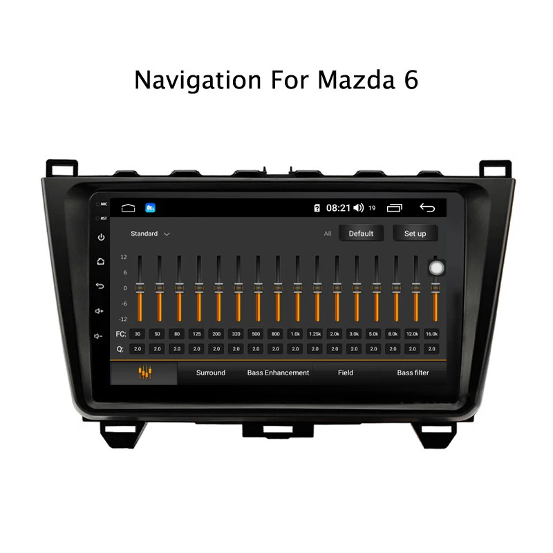 Clearance Ectwodvd 9inch Andriod 8.1 Car DVD GPS For Mazda 6 Rui Wing 2008-2015 4G RAM 64G ROM CarPlay DSP 4G LTE with WIFI 4