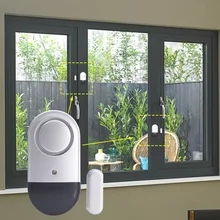 Прочно держаться на поверхности с защитой от краж оповещения дверь окна домашняя охранная сигнализация детектор Системы Магнитный Сенсор гвардии Предупреждение беспроводные питание от батарейки