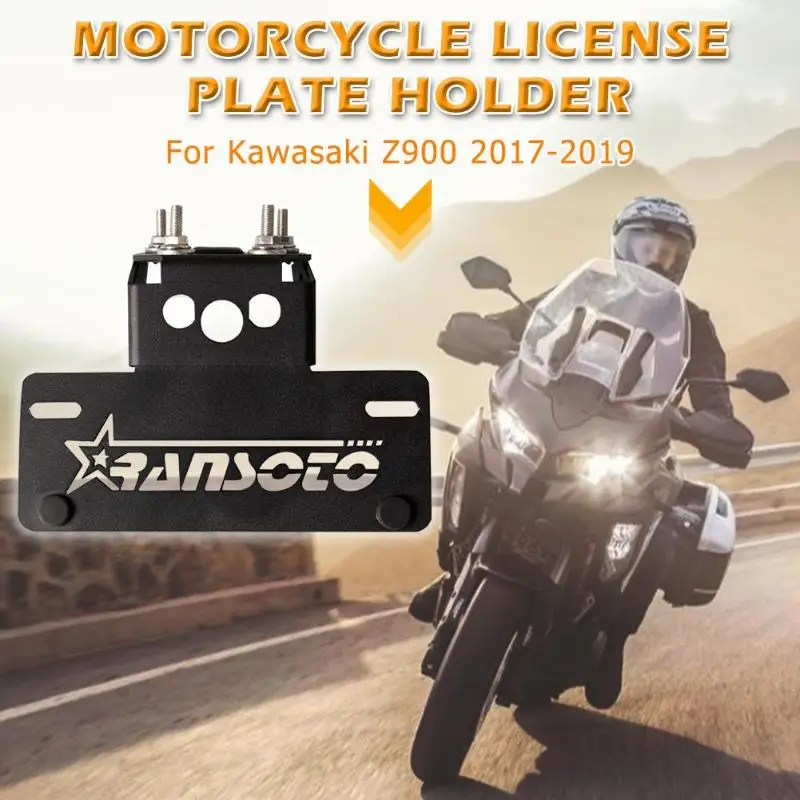 Алюминиевый кронштейн для номерного знака мотоцикла для Kawasaki z900