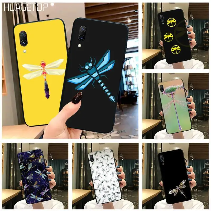 HUAGETOP красивая стрекоза мягкий чехол для телефона Vivo Y91c Y17 Y51 Y67 Y55 Y7s Y81S Y19 V17 vivo s5 |
