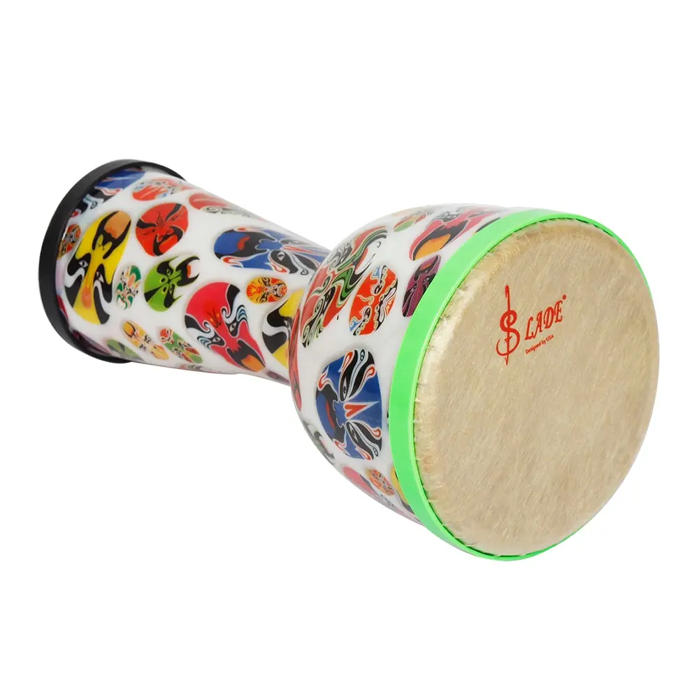 Африканский барабан Djembe Bongo ручной барабан ABS корпус 8 дюймов полиэстер барабанная головка с яичные шейкеры барабанный ремень для семейных развлечений