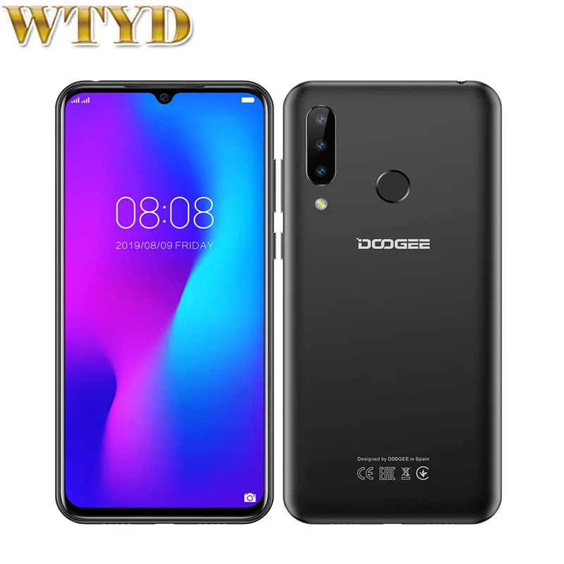 Смартфон Doogee N20 тройная Основная камера 16 МП 4G мобильный телефон экран 6 3 дюйма