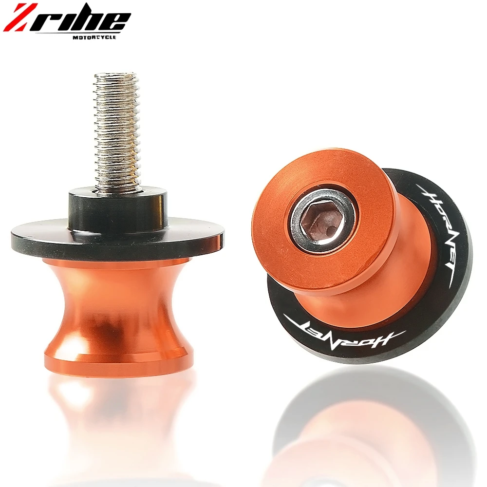 8mm Orange Мотоцикл с ЧПУ алюминиевый маятник Катушки слайдер стенд винты для Honda CB600F CB 600 F Hornet 599 CB 600 CB599 CB600F HORNET - Цвет: 8mm Orange