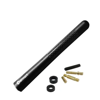 

12cm Car Roof Mast Whip Stereo Radio FM/AM Signal Antenna For Smart 453 Forfour 451 Fortwo Carbon Fiber Short Antenna